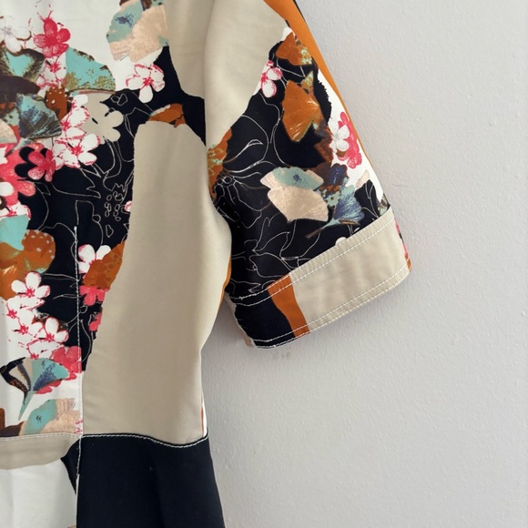 3.1 PHILLIP LIM for Target | Zipper OriEntal Floral Short Sleeve Dress sz S - Picture 13 of 13